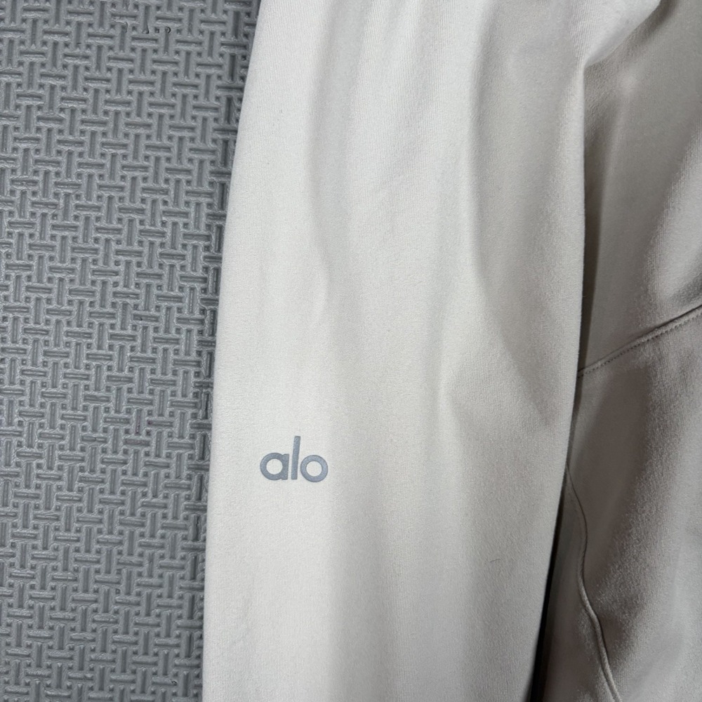 Alo Yoga Conquer Revitalize Pant Mens Large Beige Drawstring Jogger Gym - Picture 3 of 10
